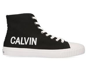 Calvin Klein Jeans Women's Iole Canvas High-Top Sneaker - Black