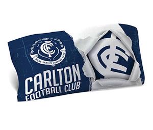 Carlton Blues AFL Team Logo Pillow Case Single Pillowslip