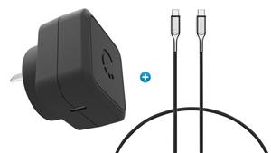 Cygnett At Home USB-C Bundle with Black Braided Cable