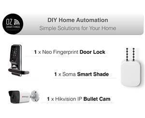 DIY Smart Home Automation Kit Door Lock Smart Blinds Door Lock Value Package