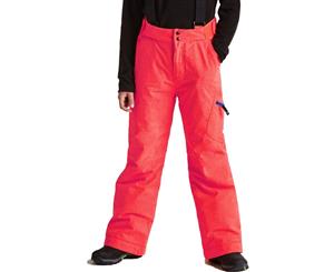 Dare 2b Boys & Girls Spur On Waterproof Breathable Ski Trousers - Code Red