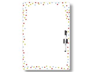 Dots All-Purpose Magnetic Whiteboard