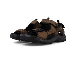 Ecco Mens Offroad Walking Shoes Sandals Brown Sports Outdoors Breathable