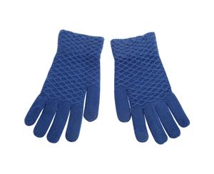Foxbury Womens/Ladies Touch Screen Gloves (Blue) - GL638