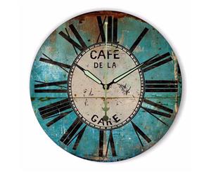 Large Vintage Silent Wall clock Style 3