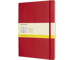 Moleskine Classic Xl Soft Cover Notebook (Scarlet Red) - PF2965
