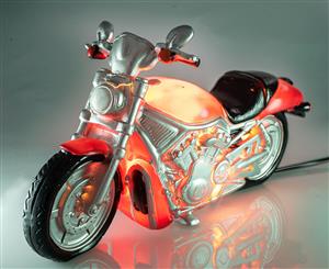 Motorcycle LED Table Lamp