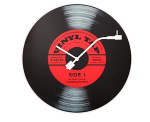 NeXtime Vinyl Tap Wall Clock - Black