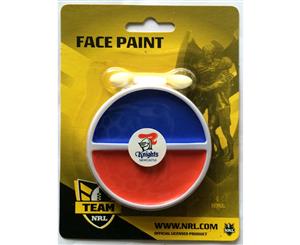 Newcastle Knights NRL Face Paint * Team Colour Paint