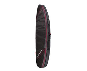 Ocean & Earth Double Compact Shortboard Cover - Black/Red