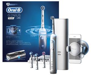 Oral B - White - GENIUS 9000 Electric Toothbrush - PC9000