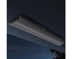Outdoor Strip Heater Electric Infrared Radiant Heater Panel Indoor Home Patio Heatstrip Warm Heating Heat Bar Wall/Ceiling 1800W Black