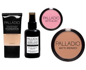 Palladio Foundation Blush Bronzer & Setting Spray Pack