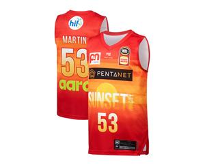Perth Wildcats 19/20 NBL Basketball Youth Authentic City Jersey - Damian Martin