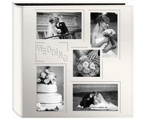 Pioneer 5-Up Sewn Embossed Collage Frame Photo Album 12&quotX12"