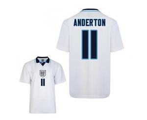 Score Draw England Euro 1996 Home Shirt (Anderton 11)