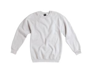 Sg Mens Raglan Sleeve Crew Neck Sweatshirt (White) - BC1069