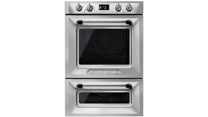 Smeg 600mm Victoria Thermoseal Pyrolytic Double Oven - Stainless Steel