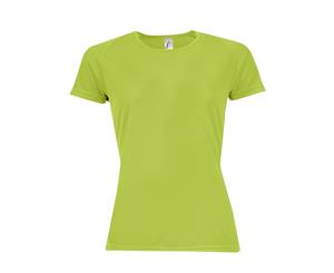 Sols Womens/Ladies Sporty Short Sleeve T-Shirt (Apple Green) - PC2152