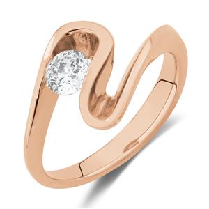 Southern Star Ring with 0.40 Carat TW of Diamonds in 18ct Rose Gold