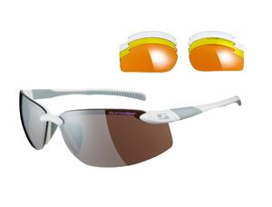 Sunwise Pacific White Sunglasses with 4 Interchangeable Lenses