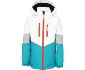 Trespass Girls Olivvia Padded Hooded Adjustable Ski Coat - MARINE