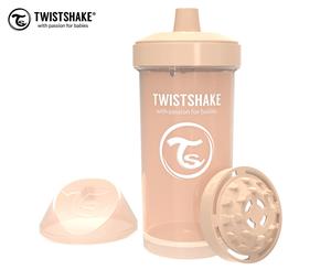 Twistshake Kid Cup 360mL Sippy Cup - Pastel Beige