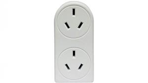 Vanco Power Outlet Vertical Double Adapter