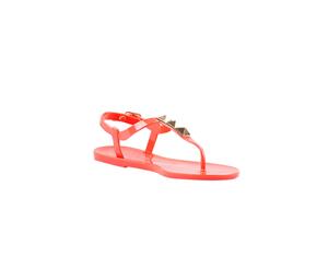 Womens Capture Jelly Sandal Coral