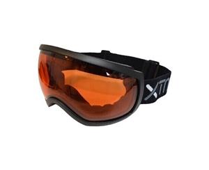 XTM Kid Unisex Snow Goggles Force Double Lens Kids Goggle - One Size - Black