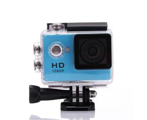1080P Full Hd Sports Camera 30M Waterproof Loop Rec A9 Action Camera - Blue