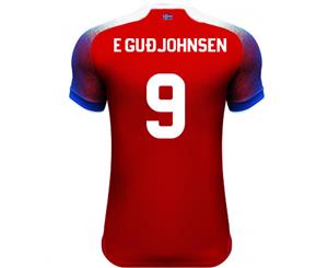2018-2019 Iceland Third Errea Football Shirt (E Gudjohnsen 9)