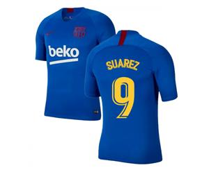 2019-2020 Barcelona Nike Training Shirt (Blue) - Kids (SUAREZ 9)