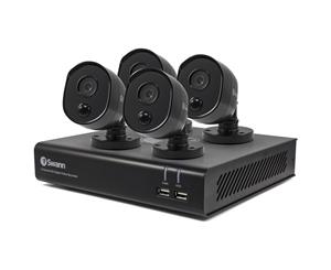 4 Camera 4 Channel 1080p Full HD DVR Security System 32GD SD Card Heat & Motion Sensing + Night Vision