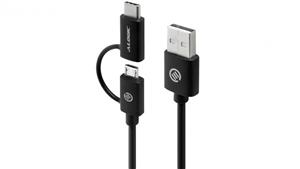 Alogic 2-in-1 USB-C + Micro USB Sync & Charge Combo Cable