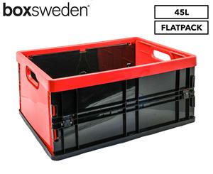 Boxsweden Collapsible Crate 45L - Red