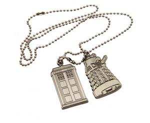 Doctor Who Dog Tags (Pack Of 2) (Silver) - TA4460