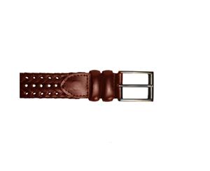 Eastern Counties Leather Mens Plaited Belt (Brown) - EL260