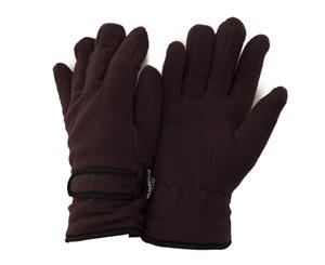 Floso Ladies/Womens Thinsulate Fleece Thermal Gloves (3M 40G) (Purple) - GL136