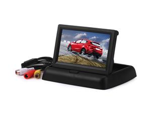 Foldable 4.3 Inch HD Car Rear View Monitor Car Reversing Digital LCD Color Monitor Display NTSC PAL TFT