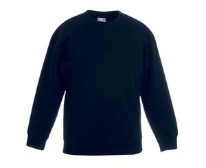 Fruit Of The Loom Kids Unisex Premium 70/30 Sweatshirt (Black) - RW3304