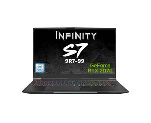 Infinity S7 17.3" Laptop i7-9750H 16GB RAM 1TB SSD RTX2070 Narrow Bezel Notebook - Infinity S7-9R7-99