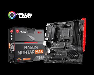 MSI B450M MORTAR MAX AMD B450/4xDDR4/2xPCIEx16/HDMI/DP/USB3.2(Gen2)/MicroATX Motherboard