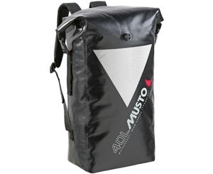 Musto Mens Waterproof Sailing Stormproof Dry Backpack 40 Litres - Black/ Dark Grey