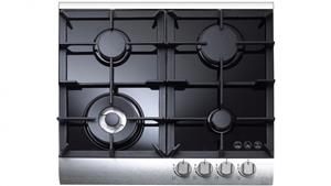 Omega 60 cm Gas Cooktop - Stainless Steel
