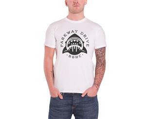 Parkway Drive Mens T Shirt Shark Band Logo Official - White