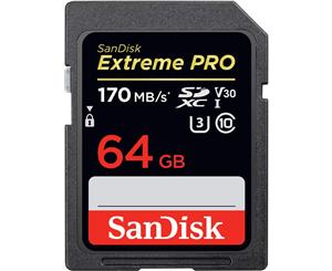 Sandisk Exrteme PRO 64 GB memory card SDXC Class 10 UHS-I