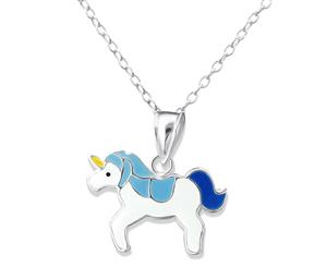 Sterling Silver Childrens Unicorn Pendant