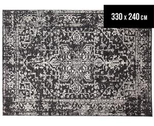 Tapestry Contemporary Easy Care Cairo 330x240cm Rug - Charcoal