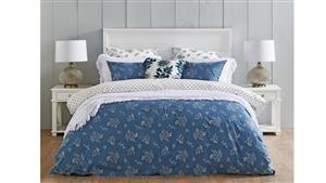 Thelma Blue European Pillowcase